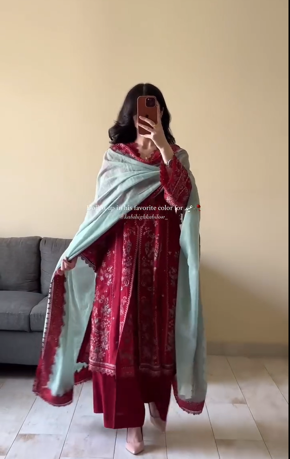 Womens Beautiful Kurti With Plazzo and Dupatta Set