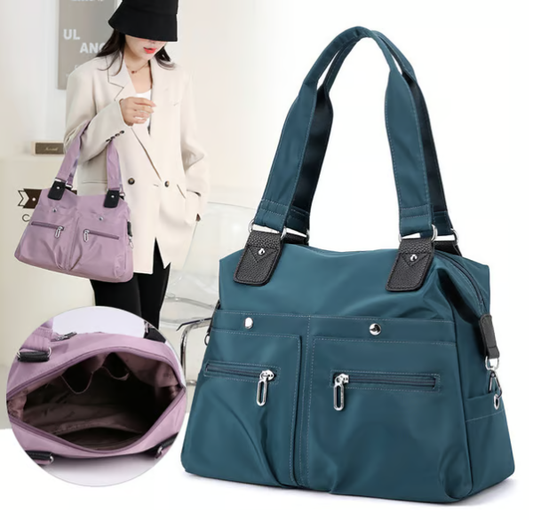 Large Capacity Waterproof Multi Pocket Shoulder Bag