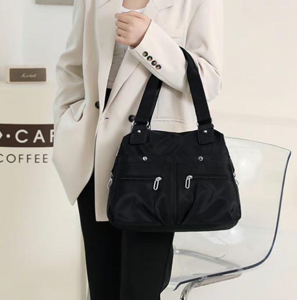 Large Capacity Waterproof Multi Pocket Shoulder Bag