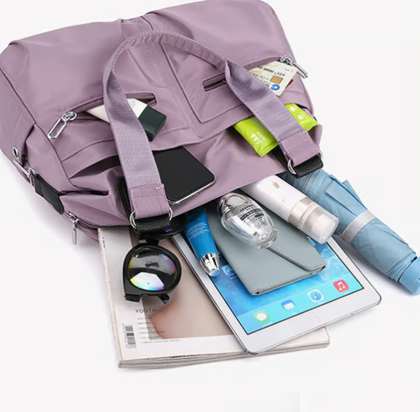 Large Capacity Waterproof Multi Pocket Shoulder Bag