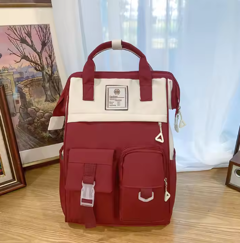 Large Capacity Casual Backpack with Waterproof Feature