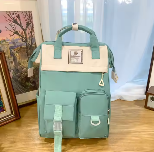 Large Capacity Casual Backpack with Waterproof Feature