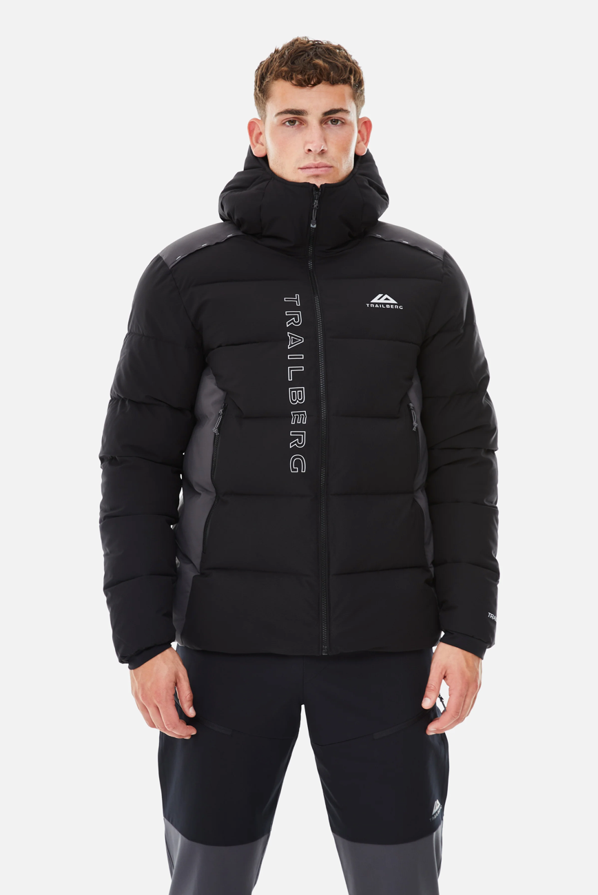 Trailberg Triathlon Insulated Puffer Coat - Black