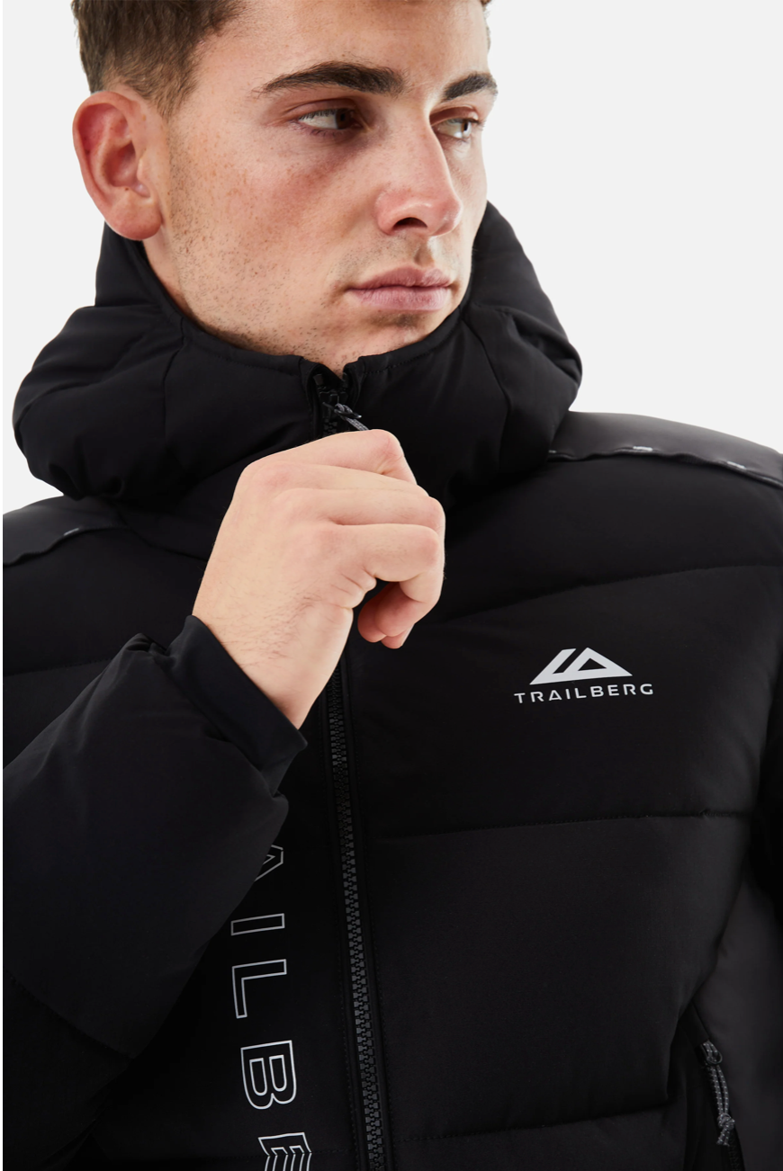 Trailberg Triathlon Insulated Puffer Coat - Black
