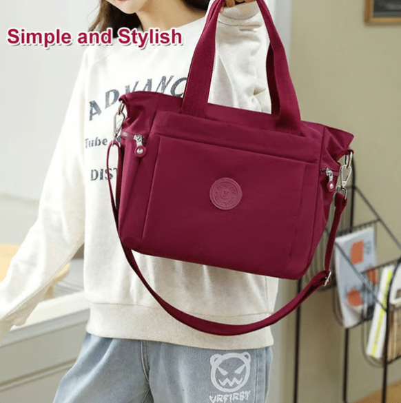 Female multi-color large-capacity tote bag