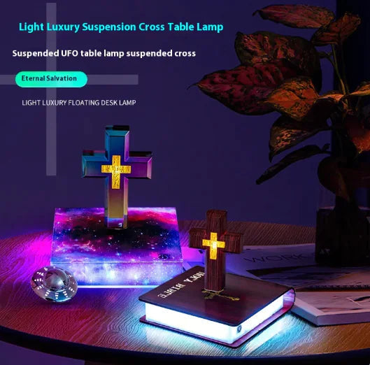 Christianartworkshop Book-base Magnetic Levitation Cross Ornament