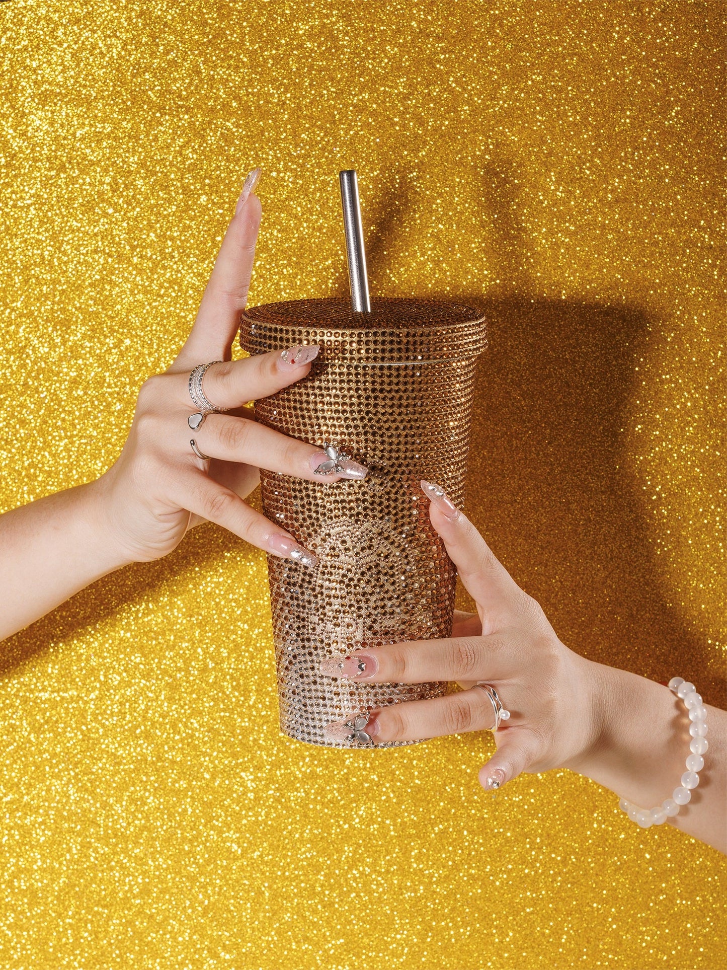 TS Bling Tumbler 16oz 【Reputation/1989/TTPD/Fearless/Lover/Midnight Edition】Double Wall Coffee Cup