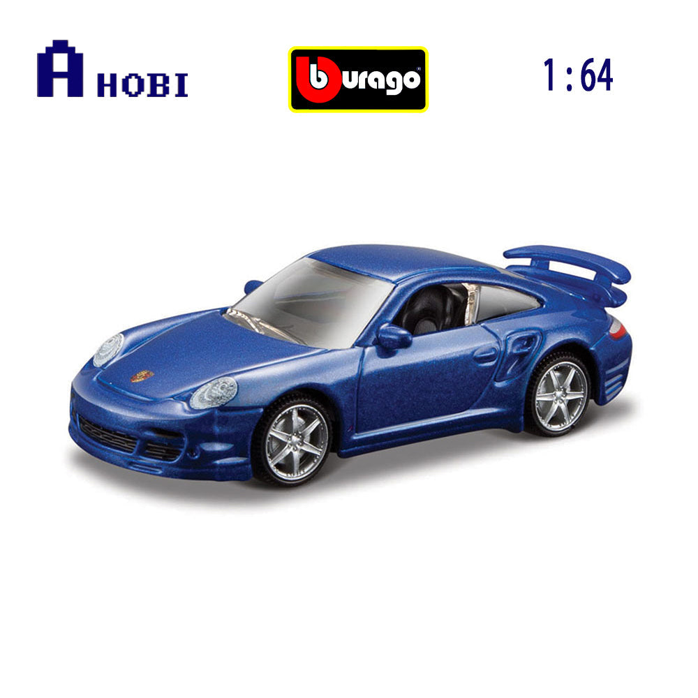 Official Bburago 2006 Porsche 911 Turbo - 1 : 64 Diecast Scale Model