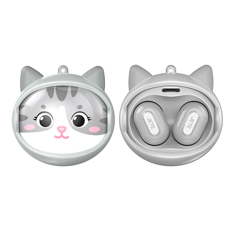 TWS JETE FS1 Series Gray Cat Earbuds