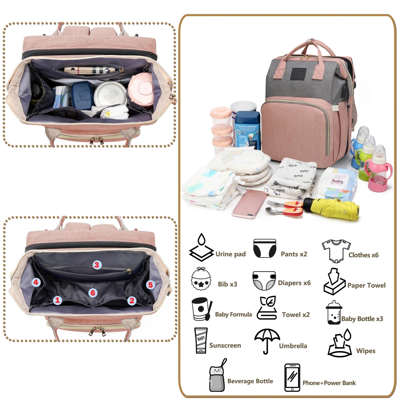 TinyTrek™ Kids Diaper Bag