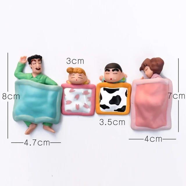 Shinchan Sleeping Figures (Set of 4)