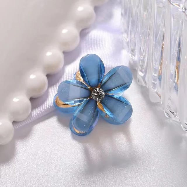 Set of 3 Mini Flower Hair Clips