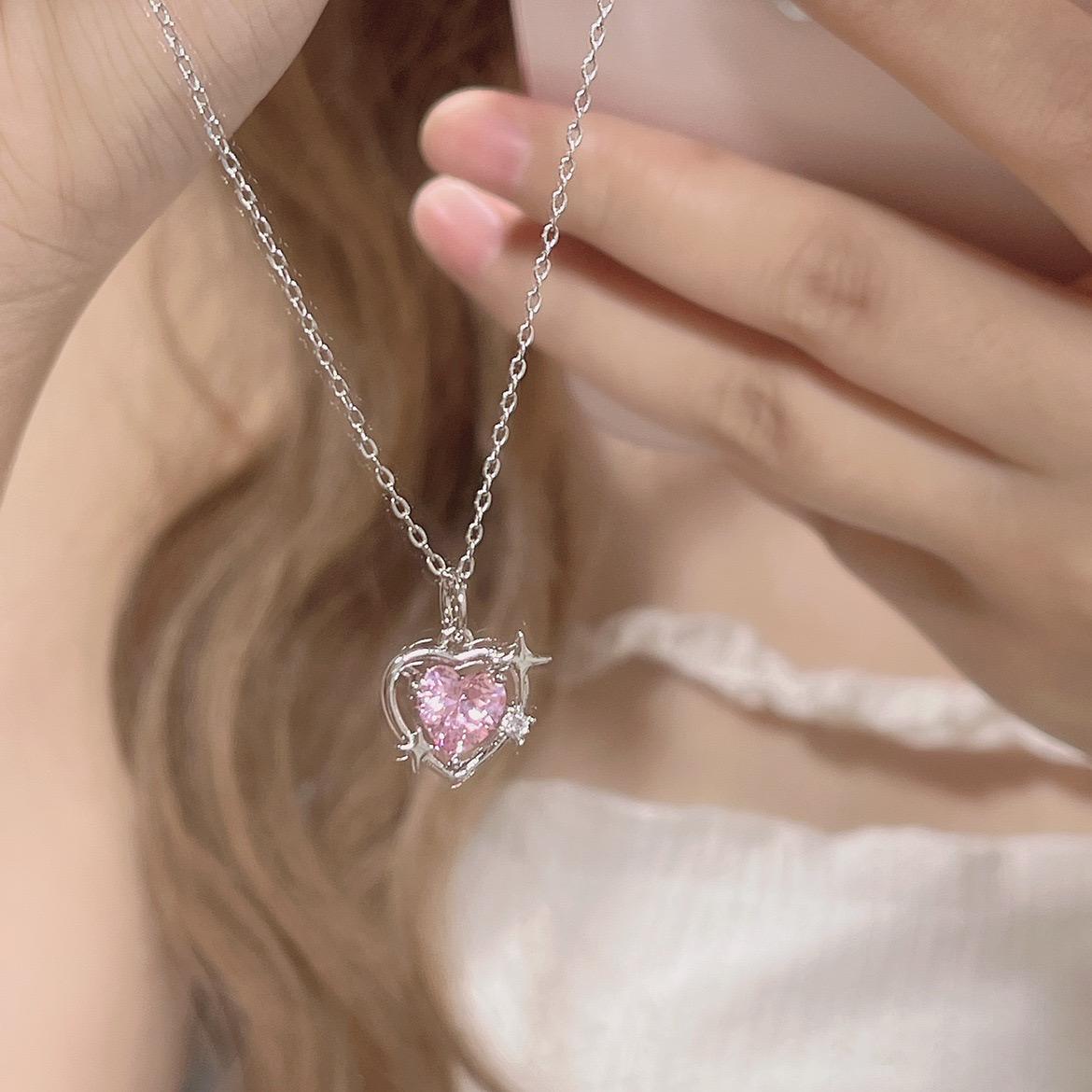 Heart of Pink Necklace