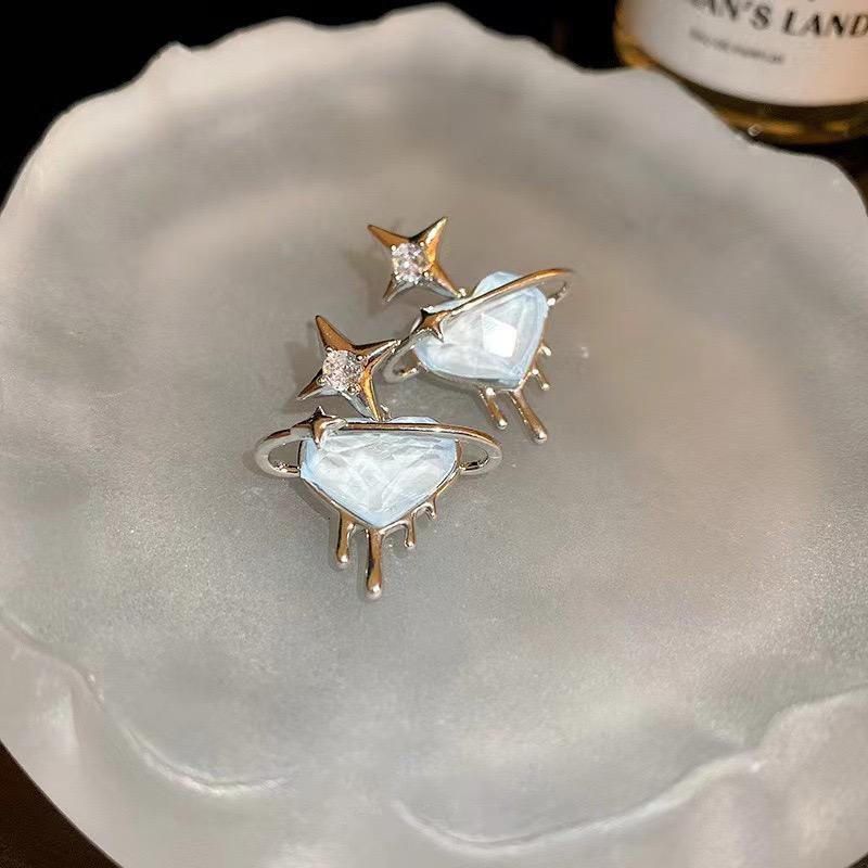 Dripping Heart Earrings