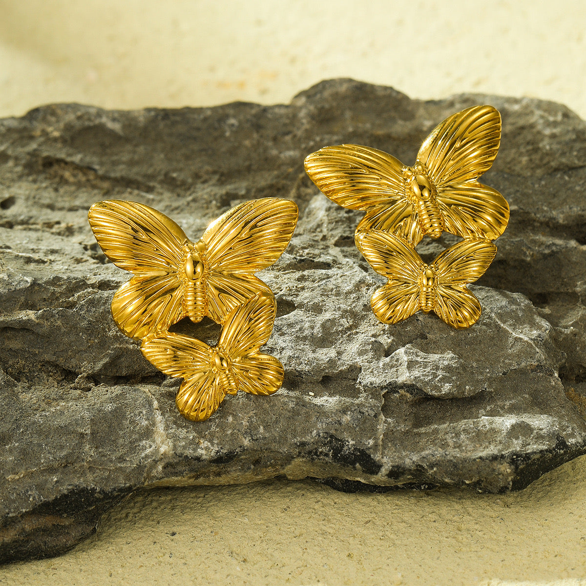 Double the Flutter Earrings