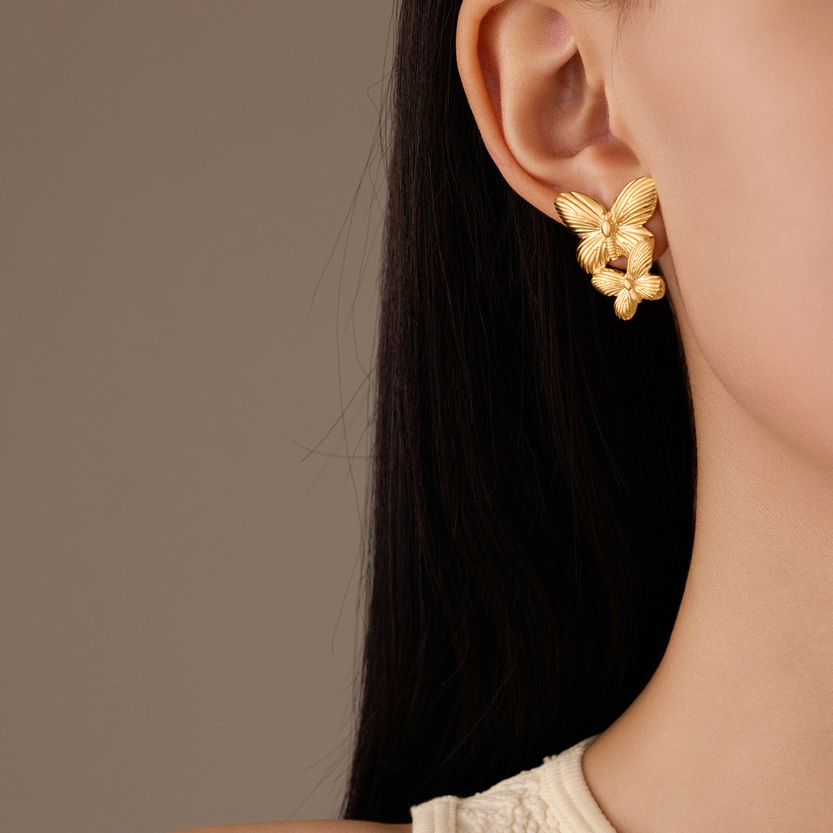 Double the Flutter Earrings