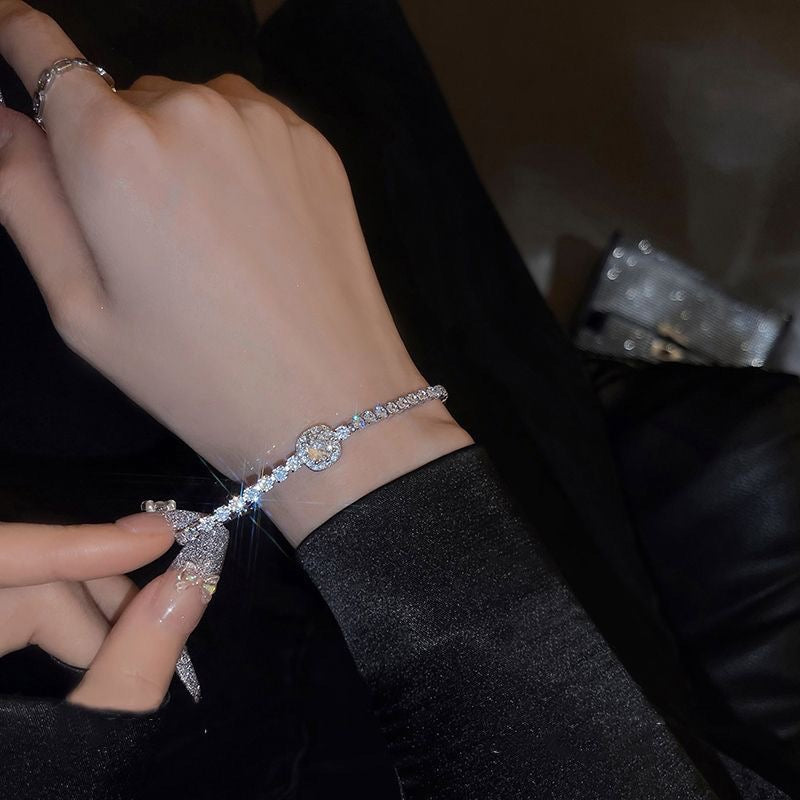 Crystal Cascade Bracelet