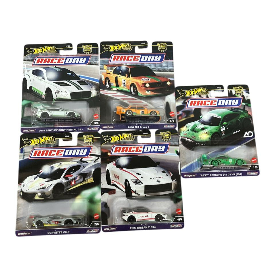 Hotwheels Premium Race Day Set Of 5