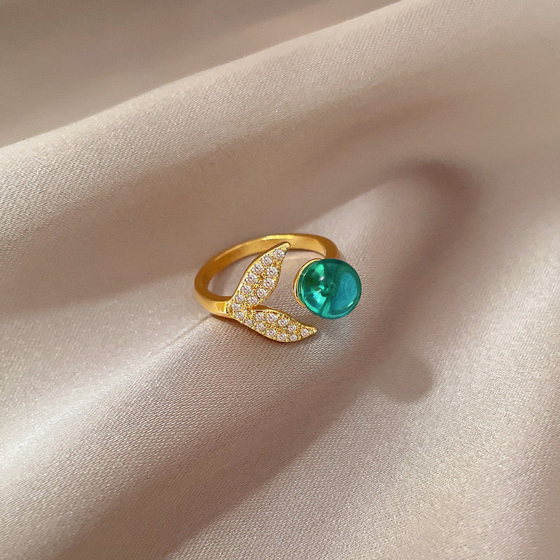 Aqua Fantasy Mermaid Ring
