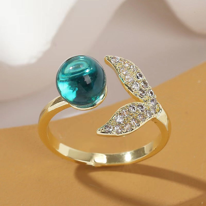 Aqua Fantasy Mermaid Ring