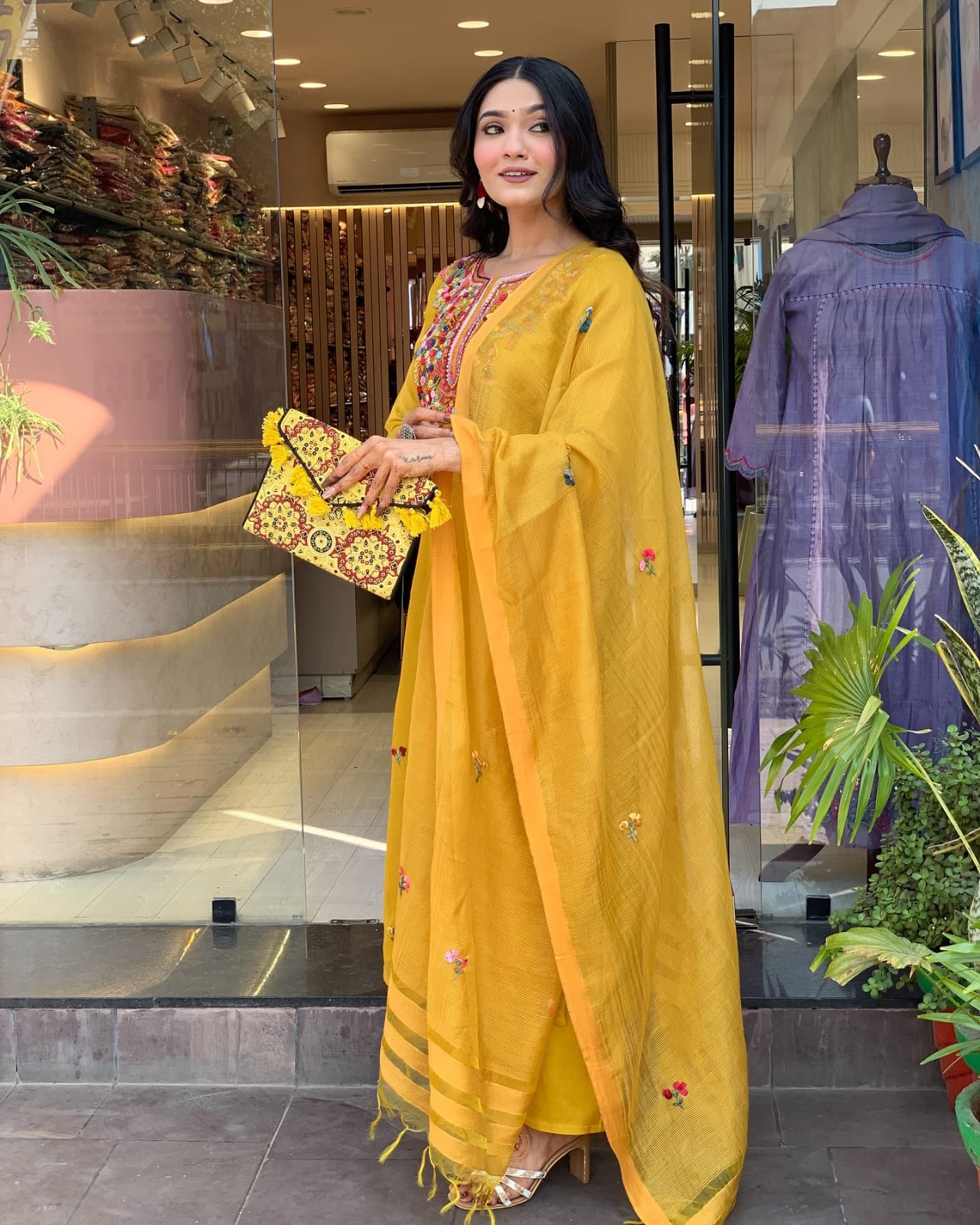 Yellow Simple Elegant Suit