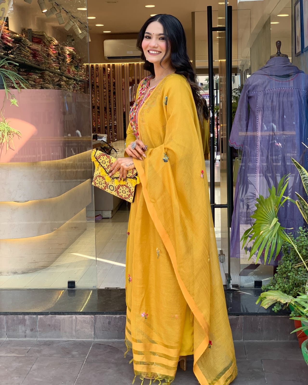 Yellow Simple Elegant Suit