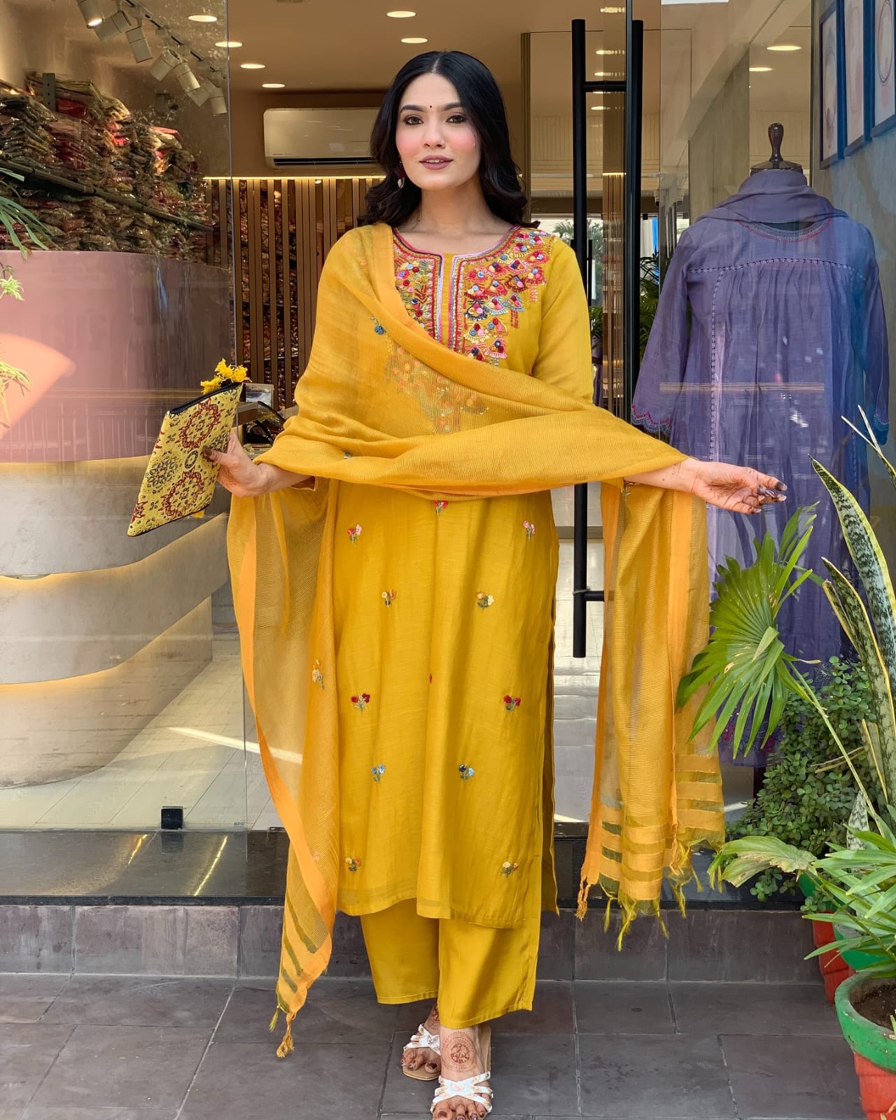 Yellow Simple Elegant Suit