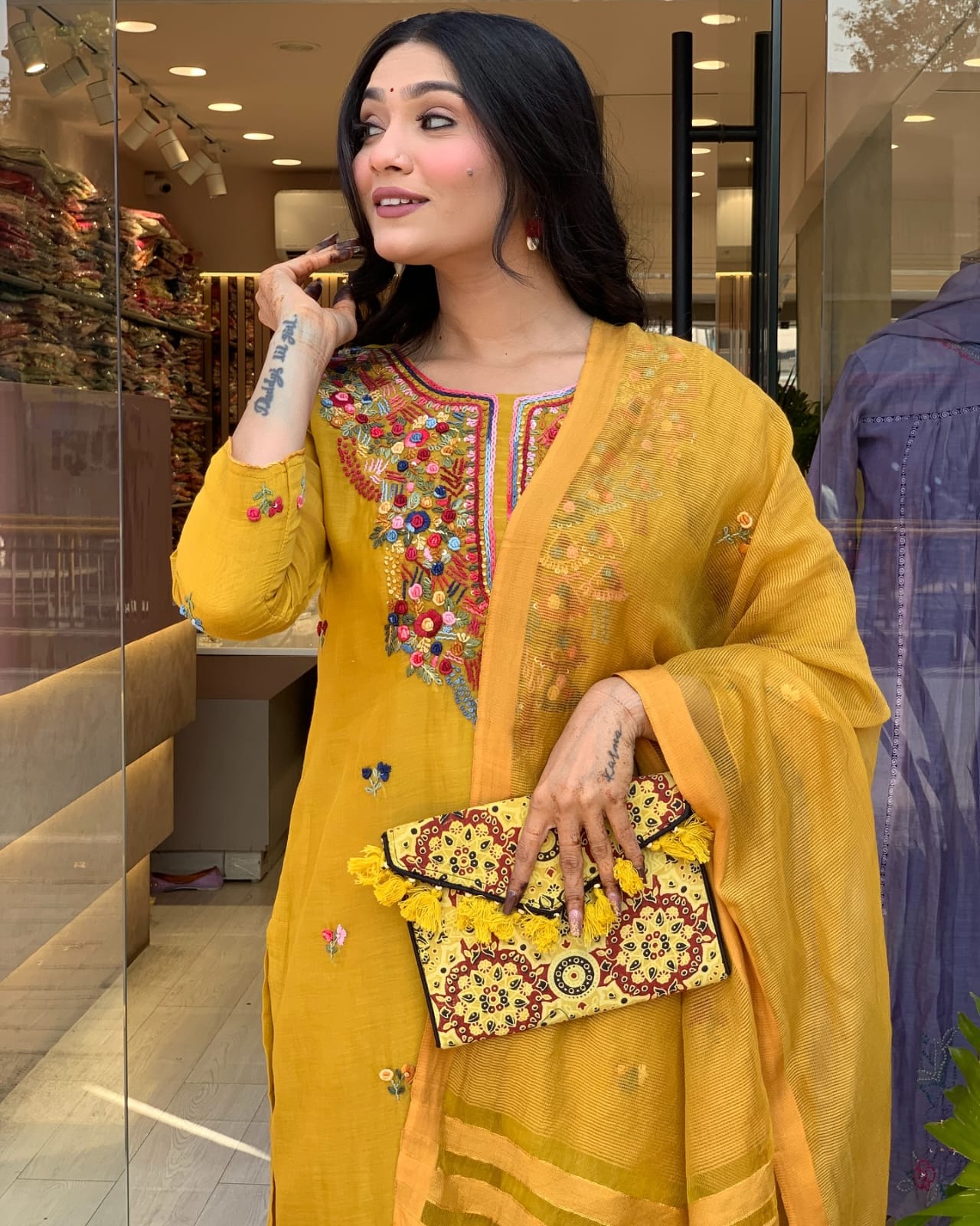 Yellow Simple Elegant Suit