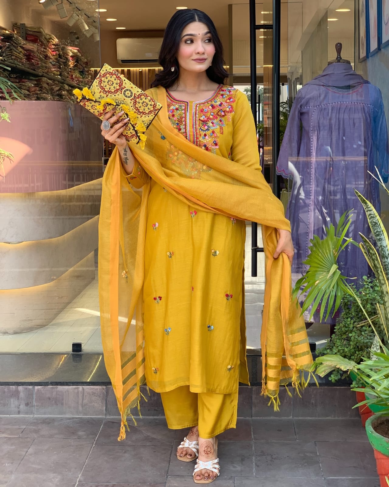 Yellow Simple Elegant Suit