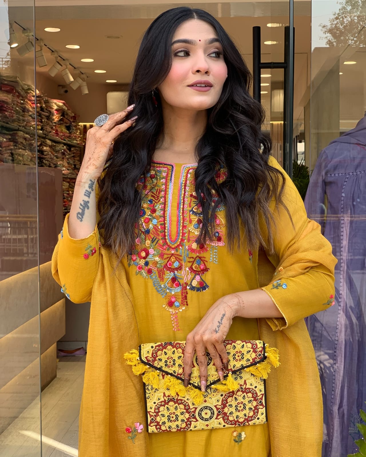 Yellow Simple Elegant Suit