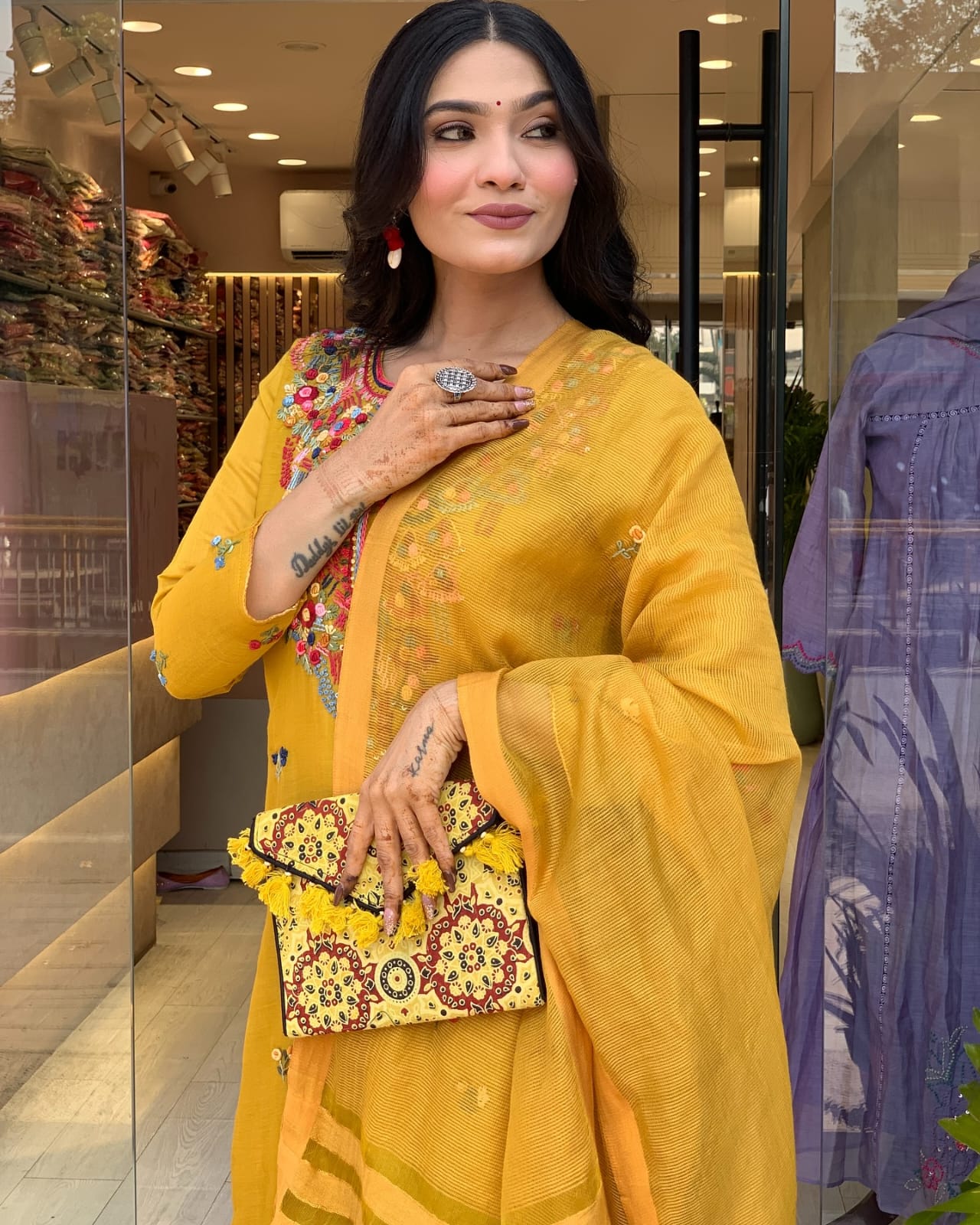 Yellow Simple Elegant Suit