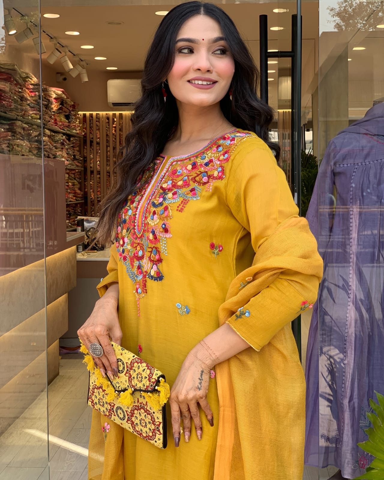 Yellow Simple Elegant Suit