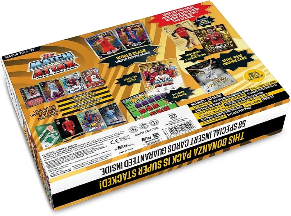 Topps Match Attax - Bonanza Pack 2024 / 25 Trading Card Games (No Cash On Delivery Allowed On This Product) - Prepaid Orders Only