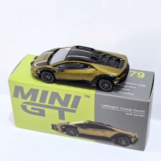 Mini GT Code 779 Lamborghini Huracán Sterrato Verde Gea Matt
