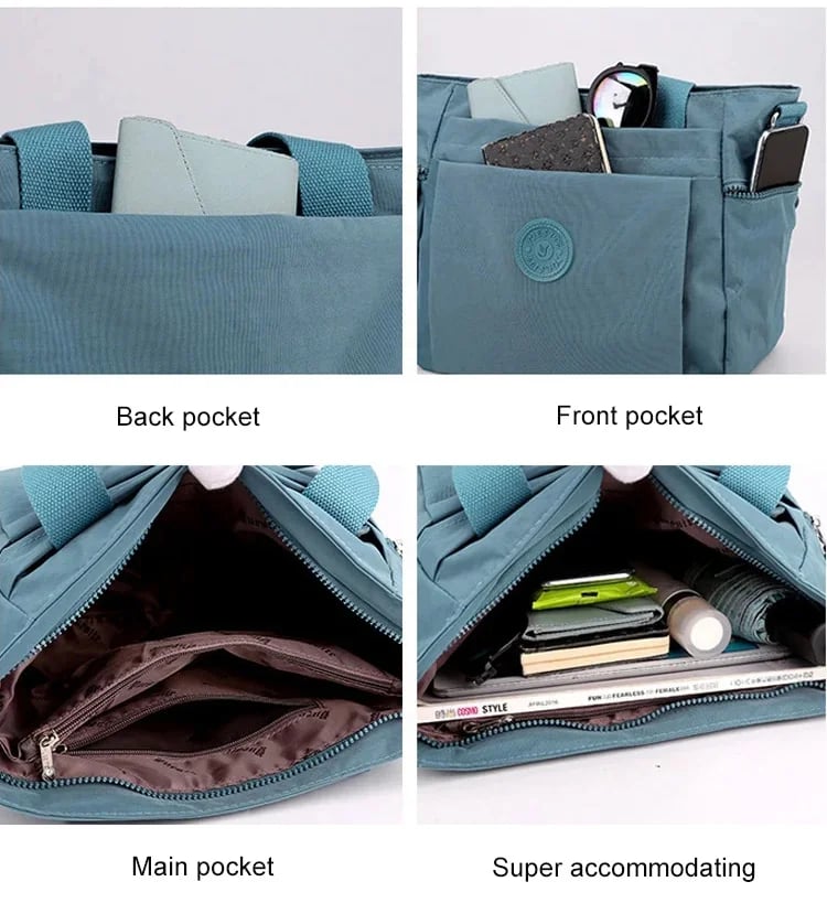 Female multi-color large-capacity tote bag