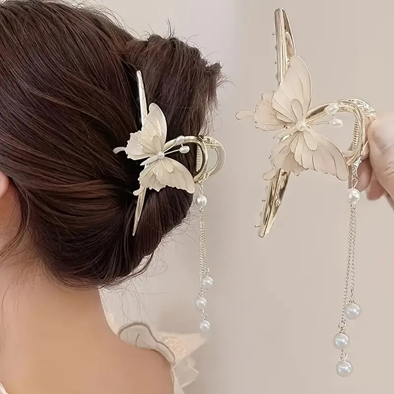 3pc Large Claw Hair Clip – Ancient Chinese Style Ponytail Holder