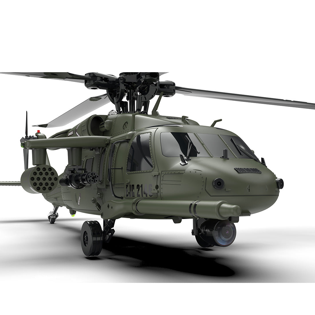 YU XIANG YXZNRC F09-V Blackhawk RC Helicopter 1/47 Scale 2.4G 6CH Dual Brushless Direct Drive Flybarless 6G/3D Stunt Model