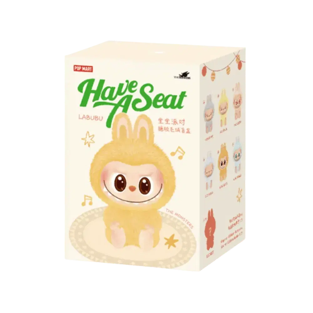 Labubu The Monsters Have a Seat Vinyl Plush Sealed Case Pack of 1