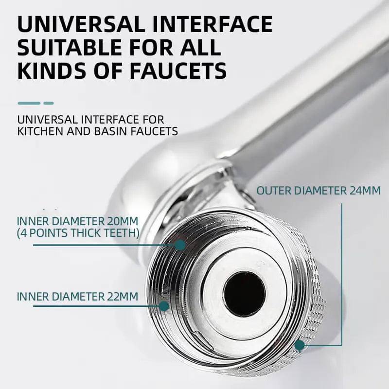 BigBazaar18™ Stainless Steel Rotating Faucet-Tap Extender