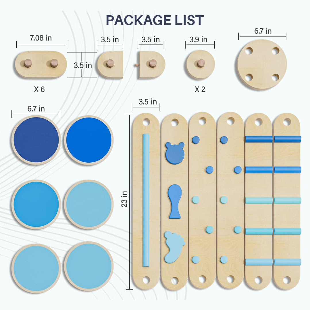 Anchor Series Balance Beam (6pcs) – 3 Color Options