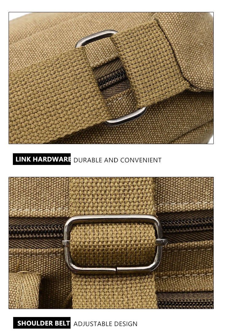 Desert Vintage Canvas Shoulder Bag