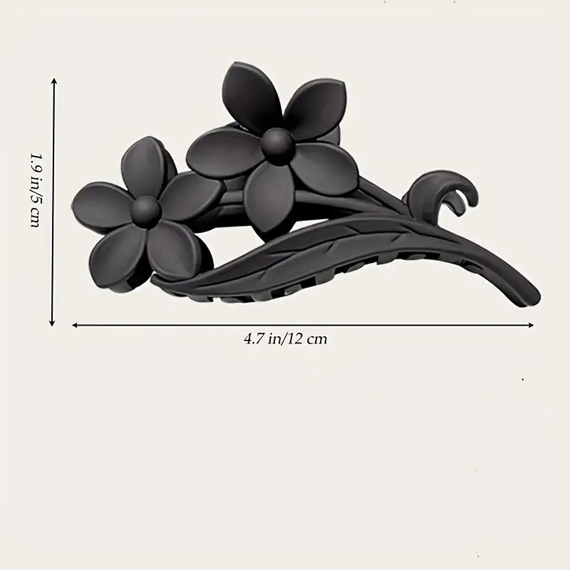 3pc Bohemian Style Resin Flower Hair Claw Clip
