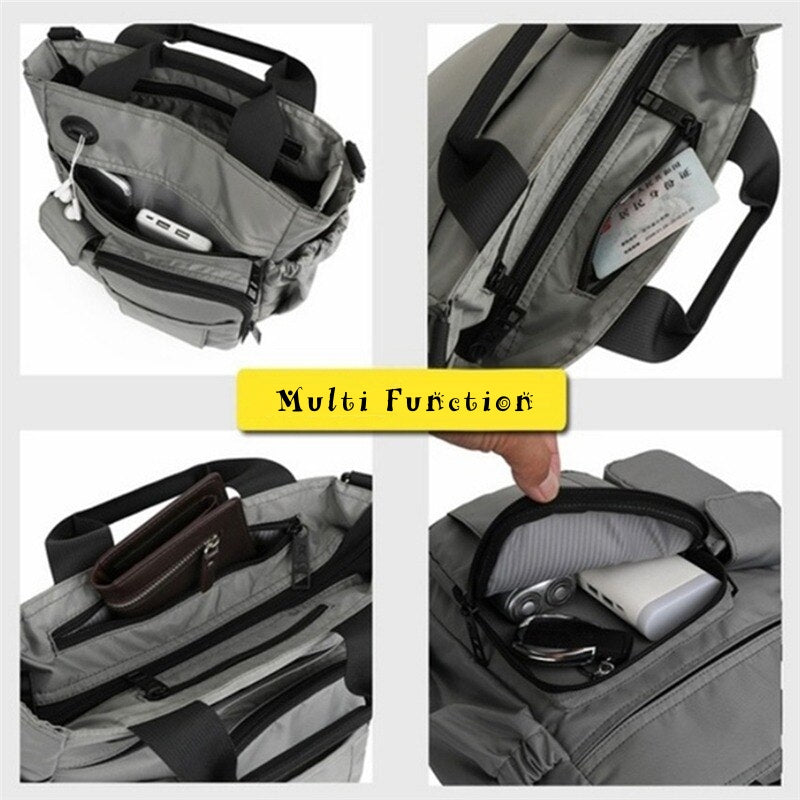 Multi Function Waterproof Men Shoulder Bags