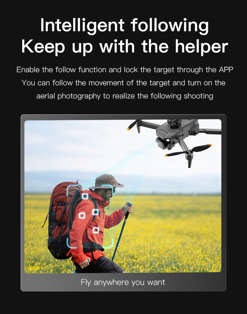 4K HD Camera Drone – Perfect for Travel, Photography & Gifting Foldable · Easy to Fly · Long Battery Life