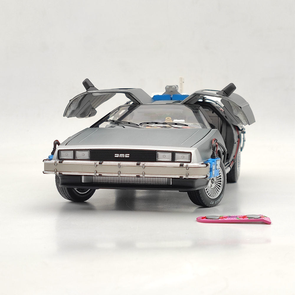 Hot Wheels 1/18 Elite Back To The Future Time Machine BCJ97 Diecast Model Car Collection Auto Gift In stock