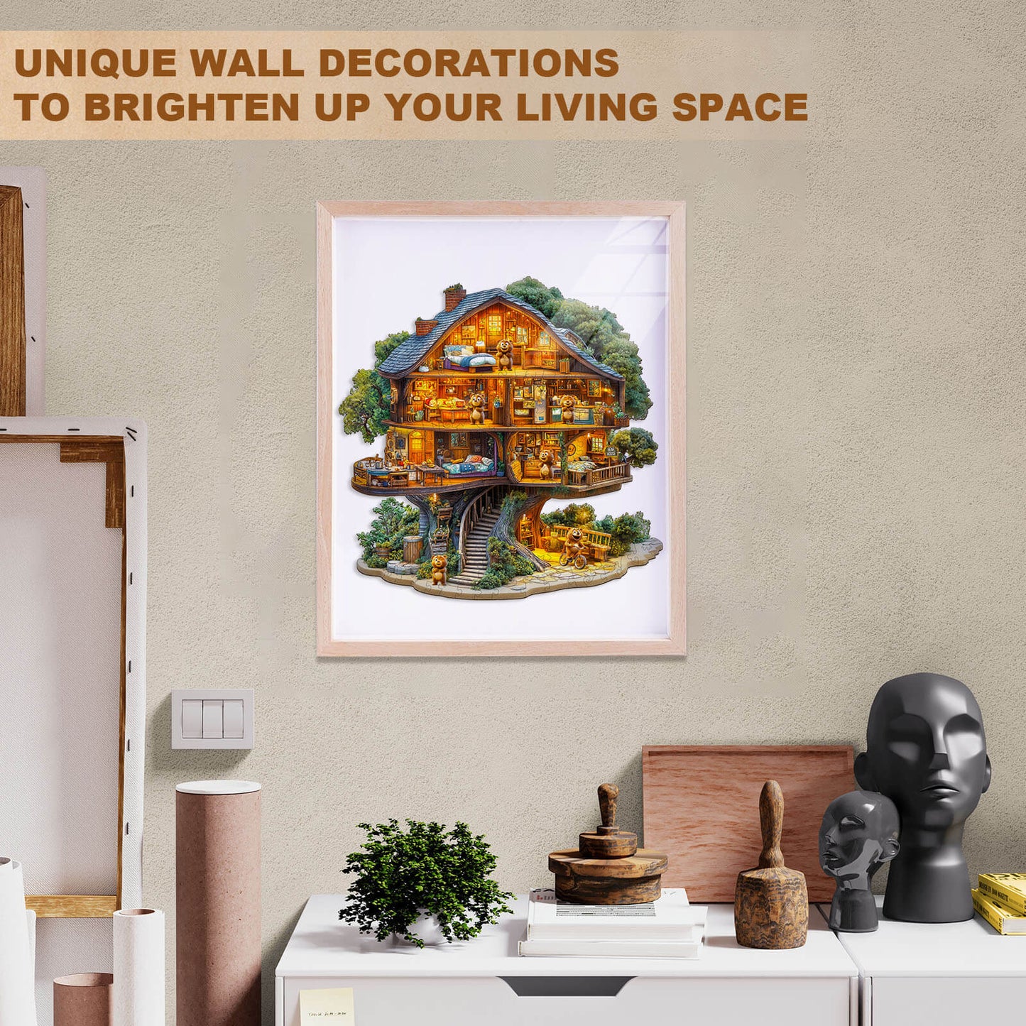 Bear House Wooden Jigsaw Puzzle
