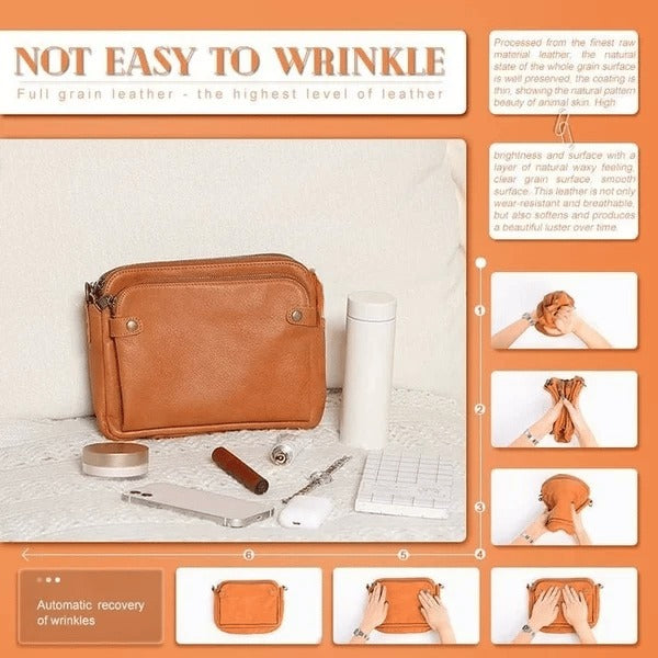 Elegant Leather Crossbody Bag™️