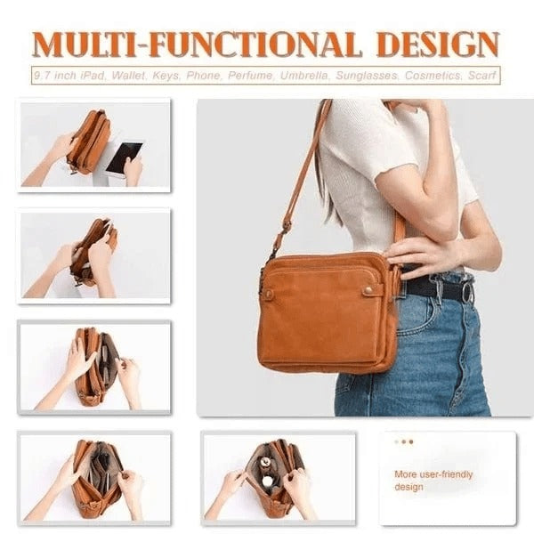 Elegant Leather Crossbody Bag™️