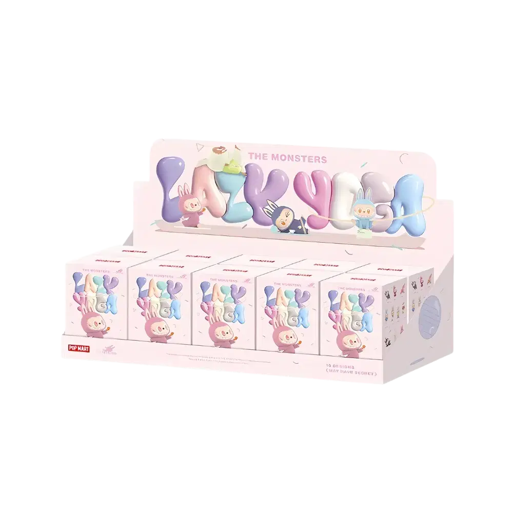 Labubu The Monsters Lazy Yoga Series Figures Sealed Case (10 Blind Boxes)