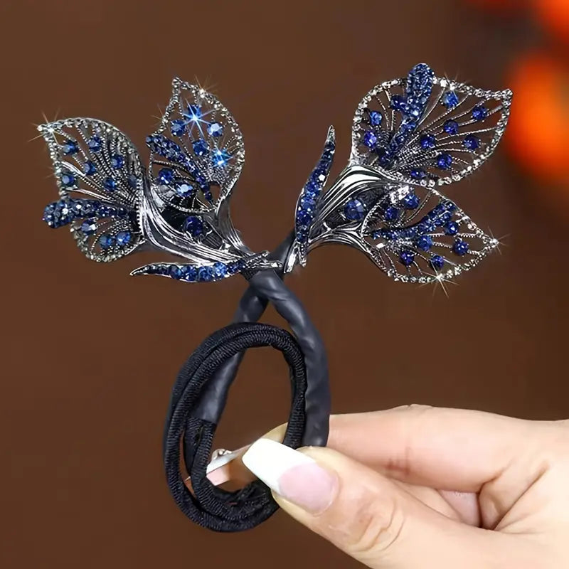 3pc Retro Calla Lily Flying Leaf Hair Accessory